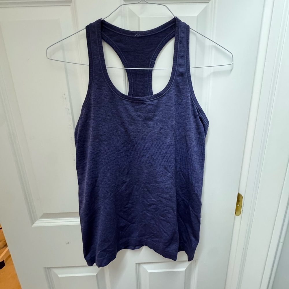 Lululemon Athletica Blue Racerback Tank Top